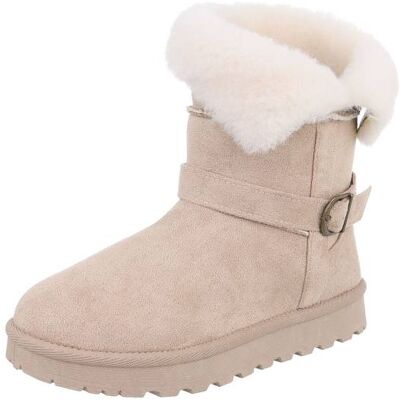 Ital-Design Snowboots für Damen in Beige Ital-Design Snowboots für Damen in Beige