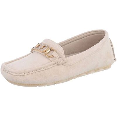 Ital-Design Slipper für Damen in Beige Ital-Design Slipper für Damen in Beige