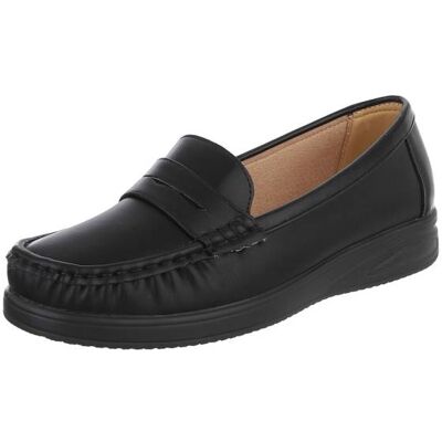 Ital-Design Slipper für Damen in Schwarz Ital-Design Slipper für Damen in Schwarz