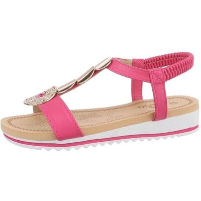 Ital-Design Riemchensandalen für Damen in Pink Ital-Design Riemchensandalen für Damen in Pink