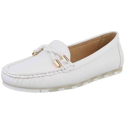 Ital-Design Slipper für Damen in Weiß Ital-Design Slipper für Damen in Weiß