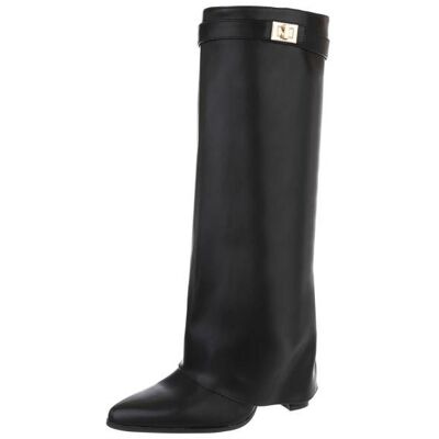 Ital-Design High-Heel Stiefel für Damen in Schwarz Ital-Design High-Heel Stiefel für Damen in Schwarz