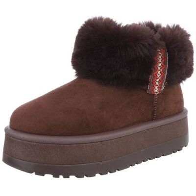 Ital-Design Snowboots für Damen in Braun Ital-Design Snowboots für Damen in Braun