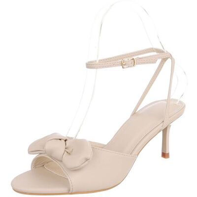Ital-Design High-Heel Sandaletten für Damen in Beige Ital-Design High-Heel Sandaletten für Damen in Beige