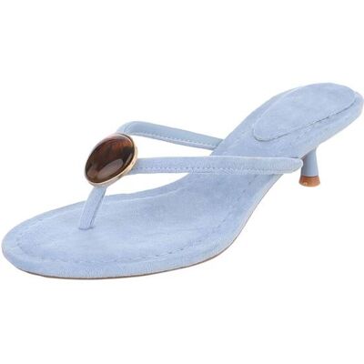 Ital-Design Zehentrenner für Damen in Hellblau Ital-Design Zehentrenner für Damen in Hellblau