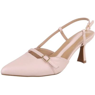 Ital-Design Schnür- & Riemchenpumps für Damen in Hellrosa Ital-Design Schnür- & Riemchenpumps für Damen in Hellrosa