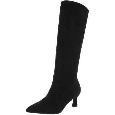 Ital-Design Klassische Stiefel für Damen in Schwarz Ital-Design Klassische Stiefel für Damen in Schwarz