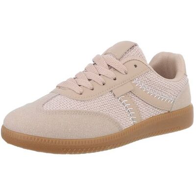 Ital-Design Sneakers Low für Damen in Hellbraun Ital-Design Sneakers Low für Damen in Hellbraun