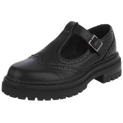 Ital-Design Plateaupumps für Damen in Schwarz Ital-Design Plateaupumps für Damen in Schwarz