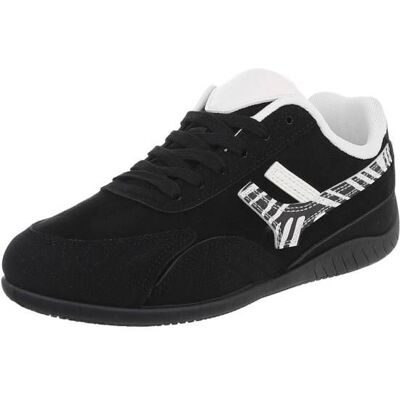 Ital-Design Sneakers Low für Damen in Schwarz Ital-Design Sneakers Low für Damen in Schwarz