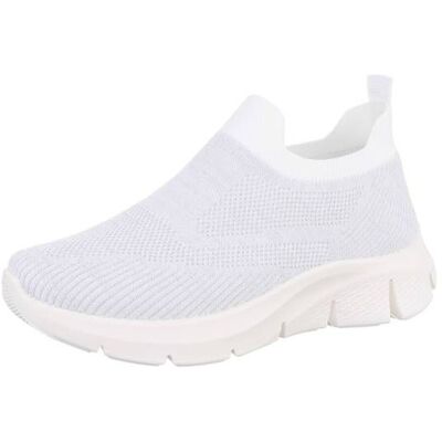 Ital-Design Sneakers Low für Damen in Weiß Ital-Design Sneakers Low für Damen in Weiß