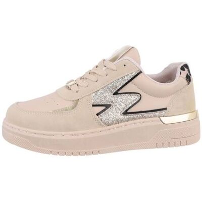 Ital-Design Sneakers Low für Damen in Beige Ital-Design Sneakers Low für Damen in Beige