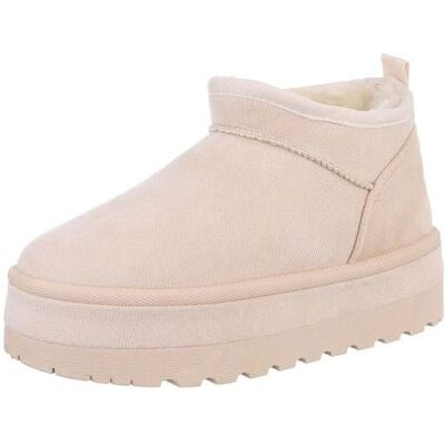 Ital-Design Snowboots für Damen in Beige Ital-Design Snowboots für Damen in Beige