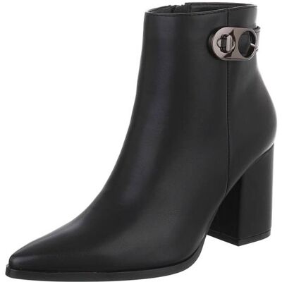 Ital-Design High-Heel Stiefeletten für Damen in Schwarz Ital-Design High-Heel Stiefeletten für Damen in Schwarz