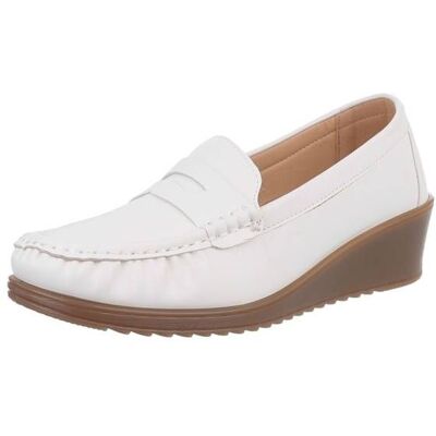 Ital-Design Slipper für Damen in Weiß Ital-Design Slipper für Damen in Weiß