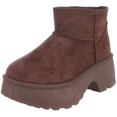 Ital-Design Snowboots für Damen in Braun Ital-Design Snowboots für Damen in Braun