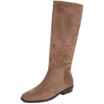 Ital-Design Flache Stiefel für Damen in Hellbraun Ital-Design Flache Stiefel für Damen in Hellbraun