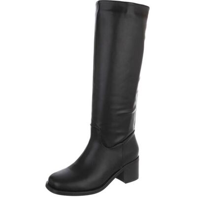 Ital-Design Klassische Stiefel für Damen in Schwarz Ital-Design Klassische Stiefel für Damen in Schwarz