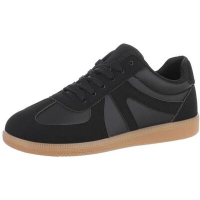 Ital-Design Sneakers Low für Damen in Schwarz Ital-Design Sneakers Low für Damen in Schwarz