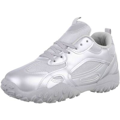 Ital-Design Sneakers Low für Damen in Silber Ital-Design Sneakers Low für Damen in Silber
