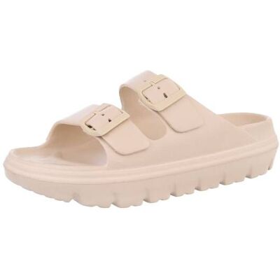 Ital-Design Plateausandaletten für Damen in Beige Ital-Design Plateausandaletten für Damen in Beige
