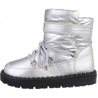Ital-Design Snowboots für Damen in Silber Ital-Design Snowboots für Damen in Silber