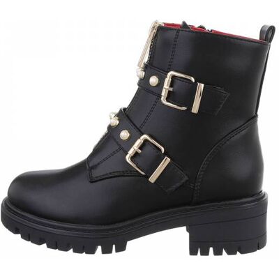 Ital-Design Stiefeletten für Kinder in Schwarz Ital-Design Stiefeletten für Kinder in Schwarz