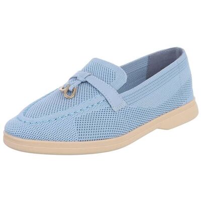 Ital-Design Slipper für Damen in Hellblau Ital-Design Slipper für Damen in Hellblau