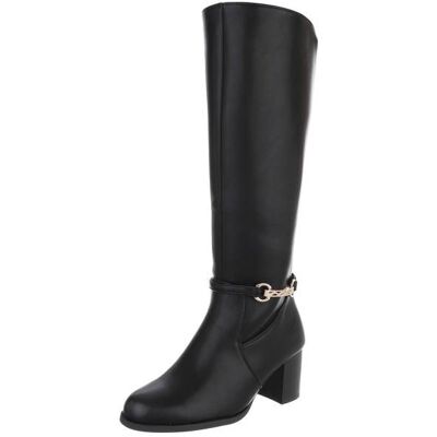 Ital-Design Klassische Stiefel für Damen in Schwarz Ital-Design Klassische Stiefel für Damen in Schwarz
