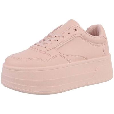 Ital-Design Sneakers Low für Damen in Altrosa Ital-Design Sneakers Low für Damen in Altrosa