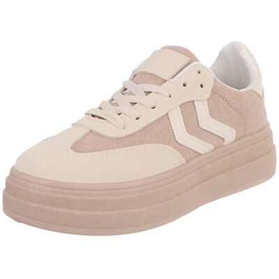 Ital-Design Sneakers Low für Damen in Beige Ital-Design Sneakers Low für Damen in Beige