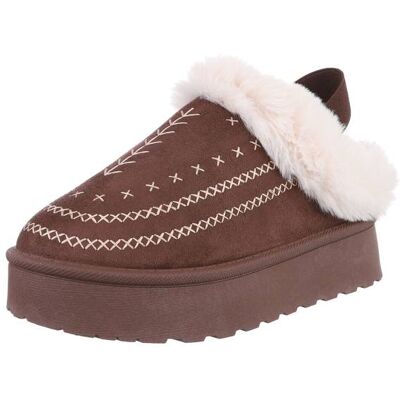 Ital-Design Snowboots für Damen in Braun Ital-Design Snowboots für Damen in Braun