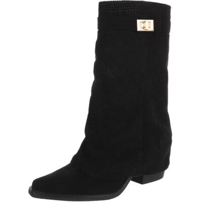 Ital-Design Western- & Bikerstiefel für Damen in Schwarz Ital-Design Western- & Bikerstiefel für Damen in Schwarz