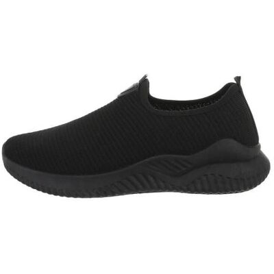 Ital-Design Sneakers Low für Damen in Schwarz Ital-Design Sneakers Low für Damen in Schwarz