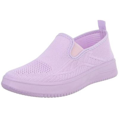 Ital-Design Mokassins für Damen in Lila Ital-Design Mokassins für Damen in Lila