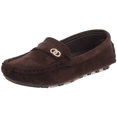 Ital-Design Slipper für Damen in Dunkelbraun Ital-Design Slipper für Damen in Dunkelbraun