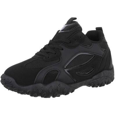 Ital-Design Sneakers Low für Damen in Schwarz Ital-Design Sneakers Low für Damen in Schwarz