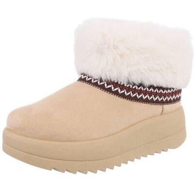 Ital-Design Snowboots für Damen in Beige Ital-Design Snowboots für Damen in Beige