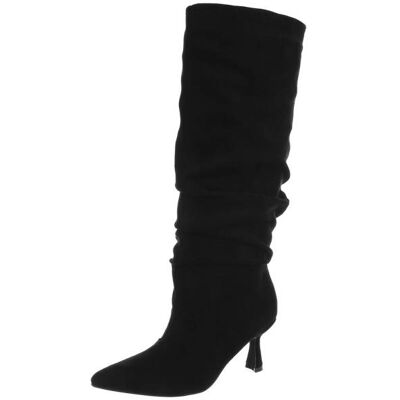 Ital-Design Klassische Stiefel für Damen in Schwarz Ital-Design Klassische Stiefel für Damen in Schwarz