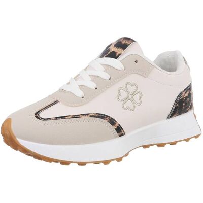 Ital-Design Sneakers Low für Damen in Beige Ital-Design Sneakers Low für Damen in Beige