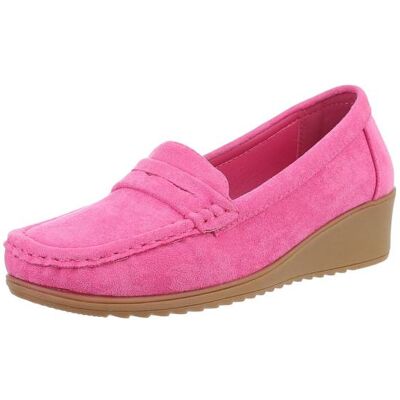 Ital-Design Slipper für Damen in Pink Ital-Design Slipper für Damen in Pink