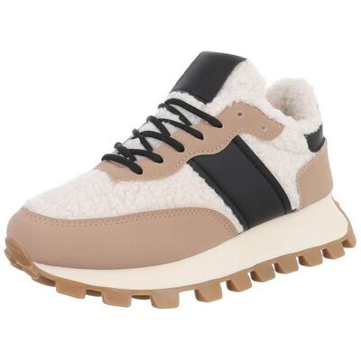 Ital-Design Snowboots für Damen in Hellbraun und Beige Ital-Design Snowboots für Damen in Hellbraun und Beige
