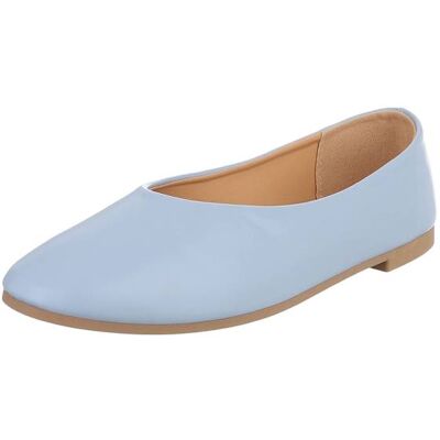 Ital-Design Klassische Ballerinas für Damen in Hellblau Ital-Design Klassische Ballerinas für Damen in Hellblau