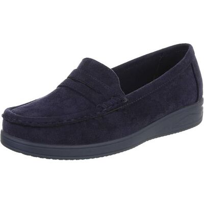 Ital-Design Slipper für Damen in Dunkelblau Ital-Design Slipper für Damen in Dunkelblau