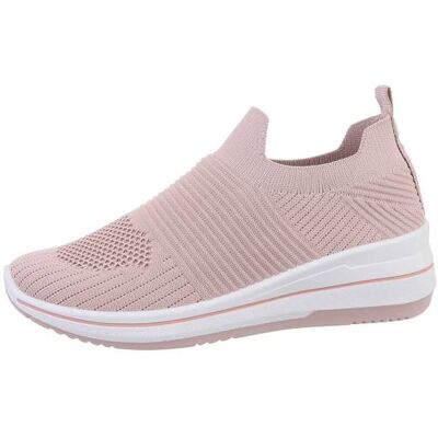 Ital-Design Sneakers Low für Damen in Altrosa Ital-Design Sneakers Low für Damen in Altrosa