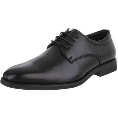 Ital-Design Schnürer für Herren in Schwarz Ital-Design Schnürer für Herren in Schwarz