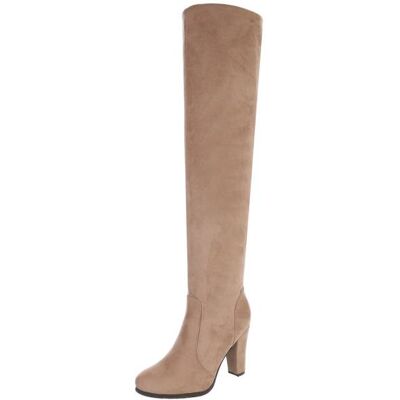 Ital-Design Overknees für Damen in Hellbraun Ital-Design Overknees für Damen in Hellbraun
