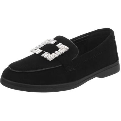 Ital-Design Slipper für Damen in Schwarz Ital-Design Slipper für Damen in Schwarz