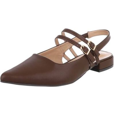 Ital-Design Schnür- & Riemchenpumps für Damen in Braun Ital-Design Schnür- & Riemchenpumps für Damen in Braun