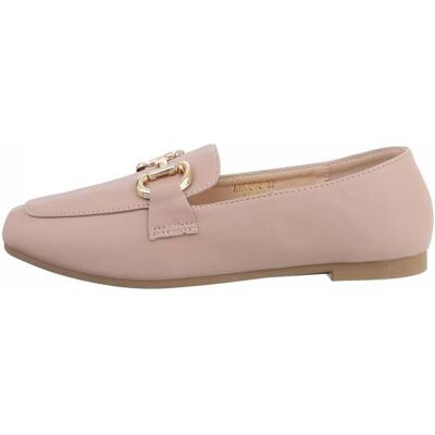 Ital-Design Mokassins für Damen in Hellbraun Ital-Design Mokassins für Damen in Hellbraun